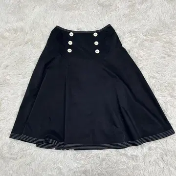 M'S GRACY 엠즈 그레이시 스티치 플레어 스커트 폴리에스테르