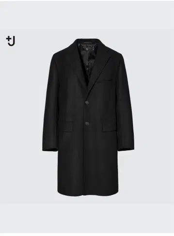 [ 미사용 ] 유니클로 +J 울 블렌드 체스터 코트
