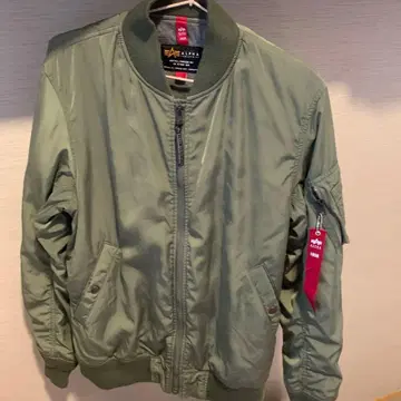 ALPHA INDUSTRIES MA-1 자켓 M 올리브 그린