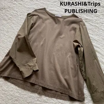 KURASHI&Trips PUBLISHING 이소재 절개 티셔츠