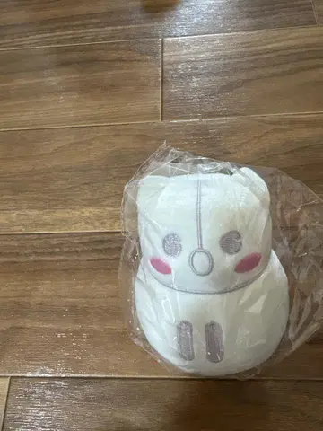 화이트 캐릭터 봉제 인형 IRIAM 미니 시라스