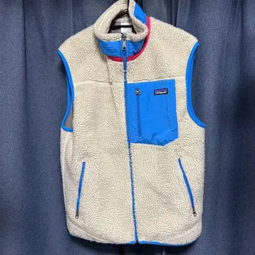 Patagonia 플리스 베스트 레트로X 알래스카 블루