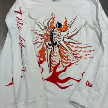 NEW ERA 오카모토 타로 그래픽 긴팔 셔츠 M