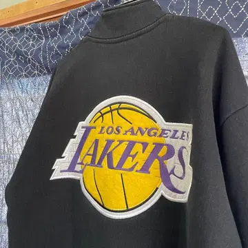 NBA 별주 NBA 팀 로고 쭈리 하프 지퍼 맨투맨