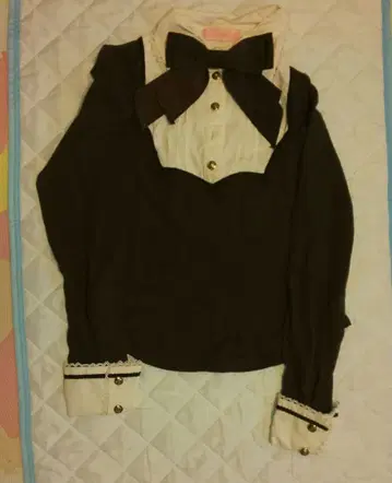 angelic pretty 긴팔 티셔츠 다크 브라운
