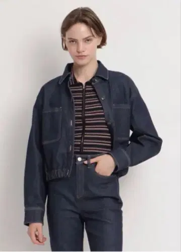 Theory 데님 자켓 G