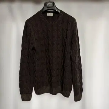Gran Sasso 캐시미어 100% 케이블 니트 스웨터