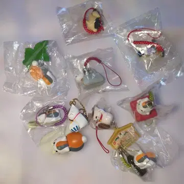 나츠메 우인장 냥코 선생님 스트랩 10개 세트