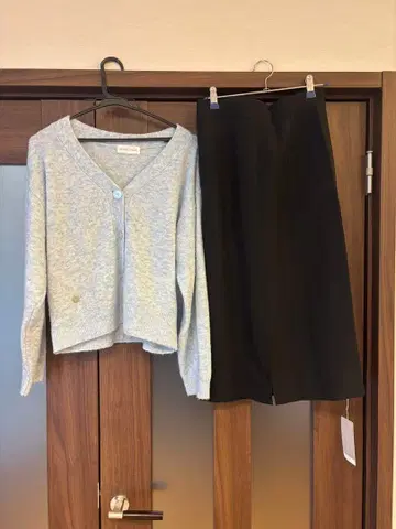 snidel home 가디건 타이트 스커트 세트 snidel