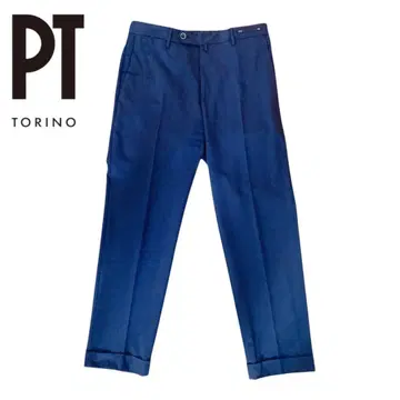새상품급 PT01 슬랙스 SLIM FIT 네이비 46 스트레치입