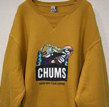 CHUMS 참스 프린트 맨투맨 XL 스노우보드 스노우보드