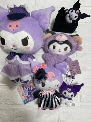 쿠로미 봉제 인형 세트