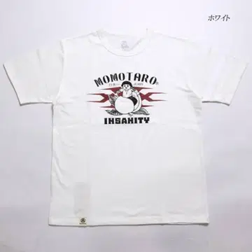 MOMOTARO INSANITY 화이트 T셔츠