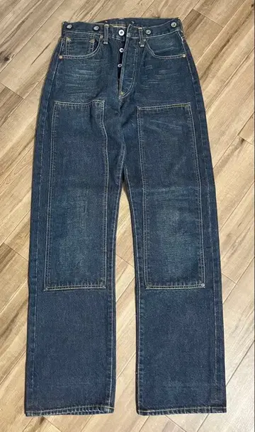 salty dog 더블니 데님 신치 벨트