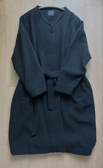새상품급 늑대와 올빼미 블랙 롱 코트