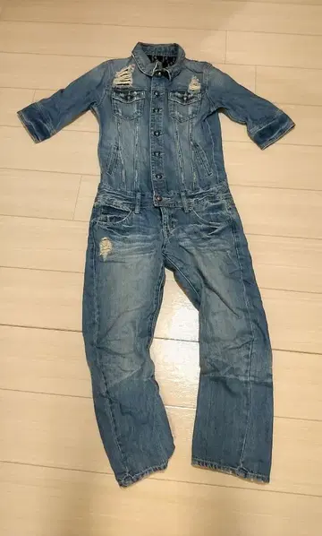 CECIL MCBEE 데미지 데님 올인원