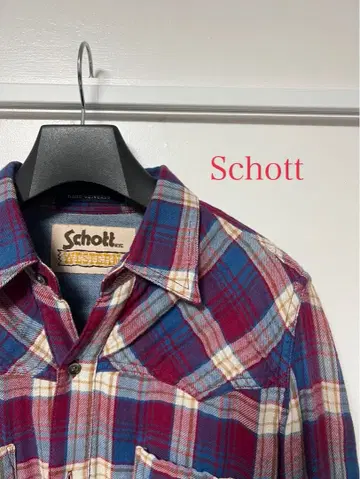 Schott 웨스턴 셔츠 사이즈 38