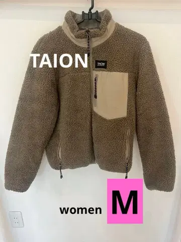 TAION 플리스 자켓 베이지