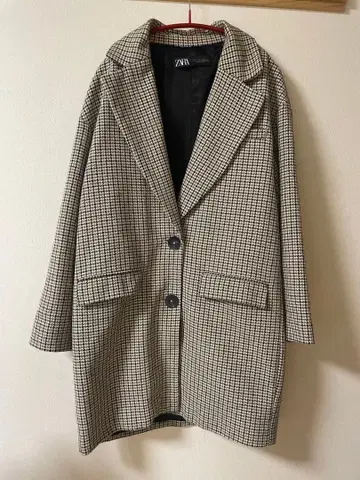ZARA 체크 자켓