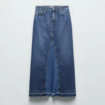 ZARA 자라 롱 데님 스커트 L 사이즈 빅