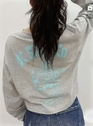 GYDA x DC SK8star BUNNY 숏 롱 T