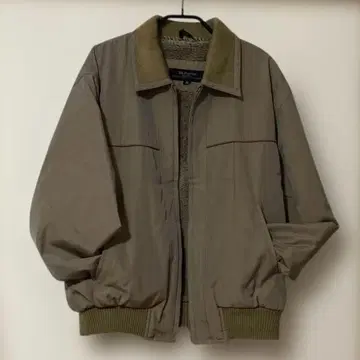 80s 레트로 빈티지 보아 플리스 안감 짧은 기장 점퍼 아우터 M