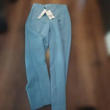 라이트 블루 팬츠 S 사이즈 ZARA