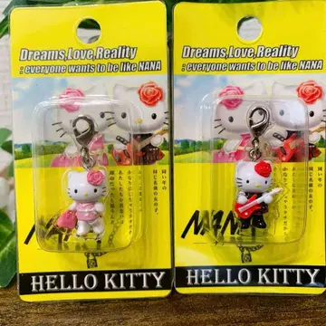 지역 한정 헬로키티 NANA 콜라보 스트랩 2개 세트