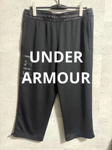 [ 언더아머 ] UNDER ARMOUR 블랙 7부 기장 저지 팬츠