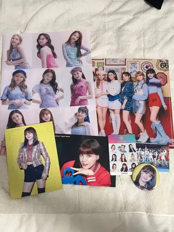 Niziu 니나 파일 캔 배지 씰 사진