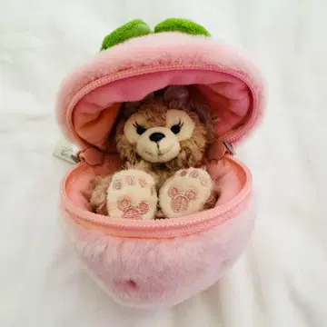 셰리 메이 상하이 디즈니 한정판 컬러풀 후르츠 딸기 봉제 인형 키체인