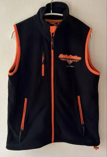 새상품급 Harley Davidson Cafe 플리스 베스트 S 사이즈