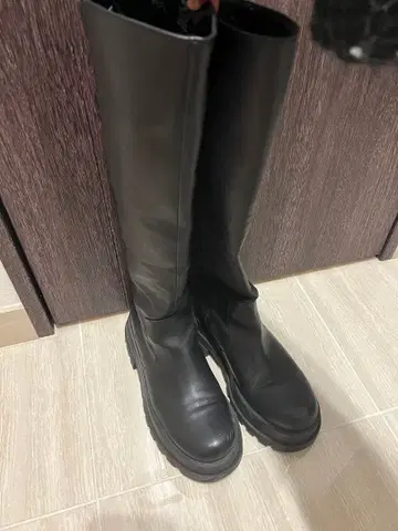 블랙 롱 부츠 EU 39