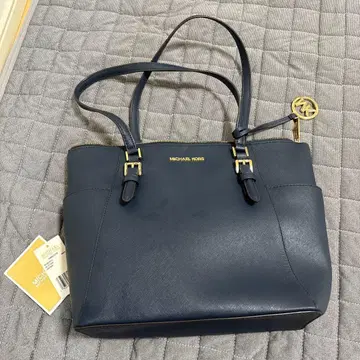 MICHAEL KORS 네이비 토트백