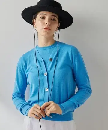 Whim Gazette 14G 텐지쿠 가디건 블루