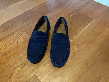POLO 스웨이드 로퍼 네이비