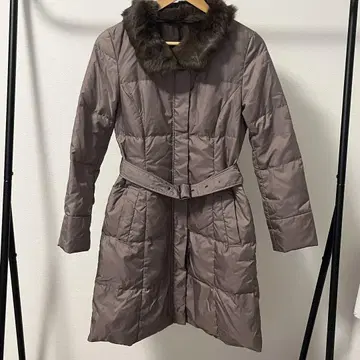 [ COMME CA ISM ] 여성용 다운 코트 브라운