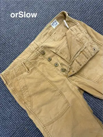 orSlow 오어슬로우 베이커 팬츠 퍼티그 팬츠 신치 벨트 M