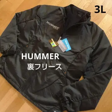 새상품 3L 남성용 HUMMER 안감 플리스 자켓 블랙