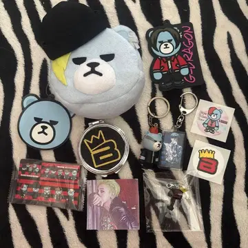 K-POP BIGBANG 키링 파우치 굿즈 포스터 2장 세트