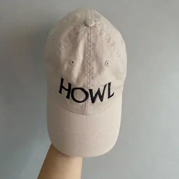 HOWL 베이지 여성용 캡