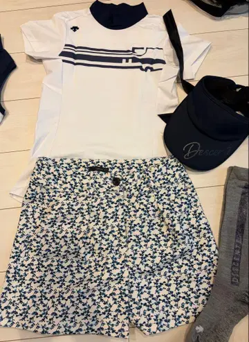 Descente & efficase 골프웨어 세트