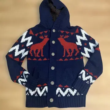 Abercrombie&Fitch 아바클로 카우친 니트 네이비 M