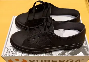 SUPERGA 블랙 레인 슈즈 새상품