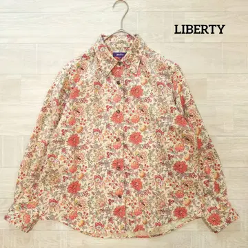 LIBERTY 리버티 코튼 울 셔츠 블라우스 M 뉴 해밀턴