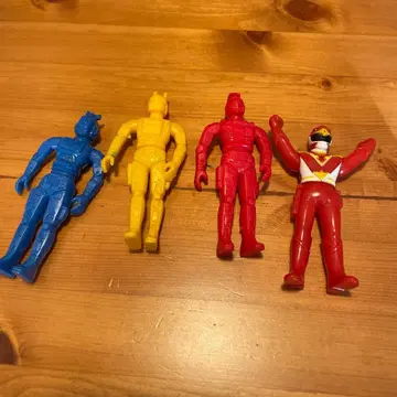 특촬 슈퍼전대 히어로 피규어 4개 묶음 판매 키이스 제트맨