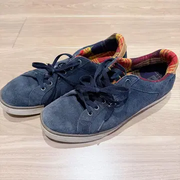 VANS 네이비 스웨이드 스니커즈