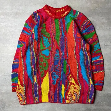 COOGI 3D 니트 코튼 스웨터 과일 패턴 올 패턴 호주산