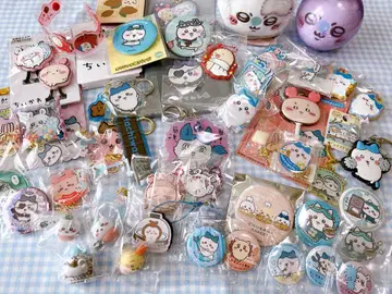 묶음 판매 치이카와 (먼작귀) 아크링 키링, 캔뱃지, 씰, 카드, 피규어