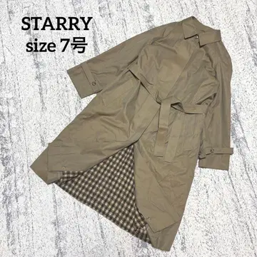 [스타 리] 스텐카라 코트 라이너 포함 울 카키 7호 S 체크